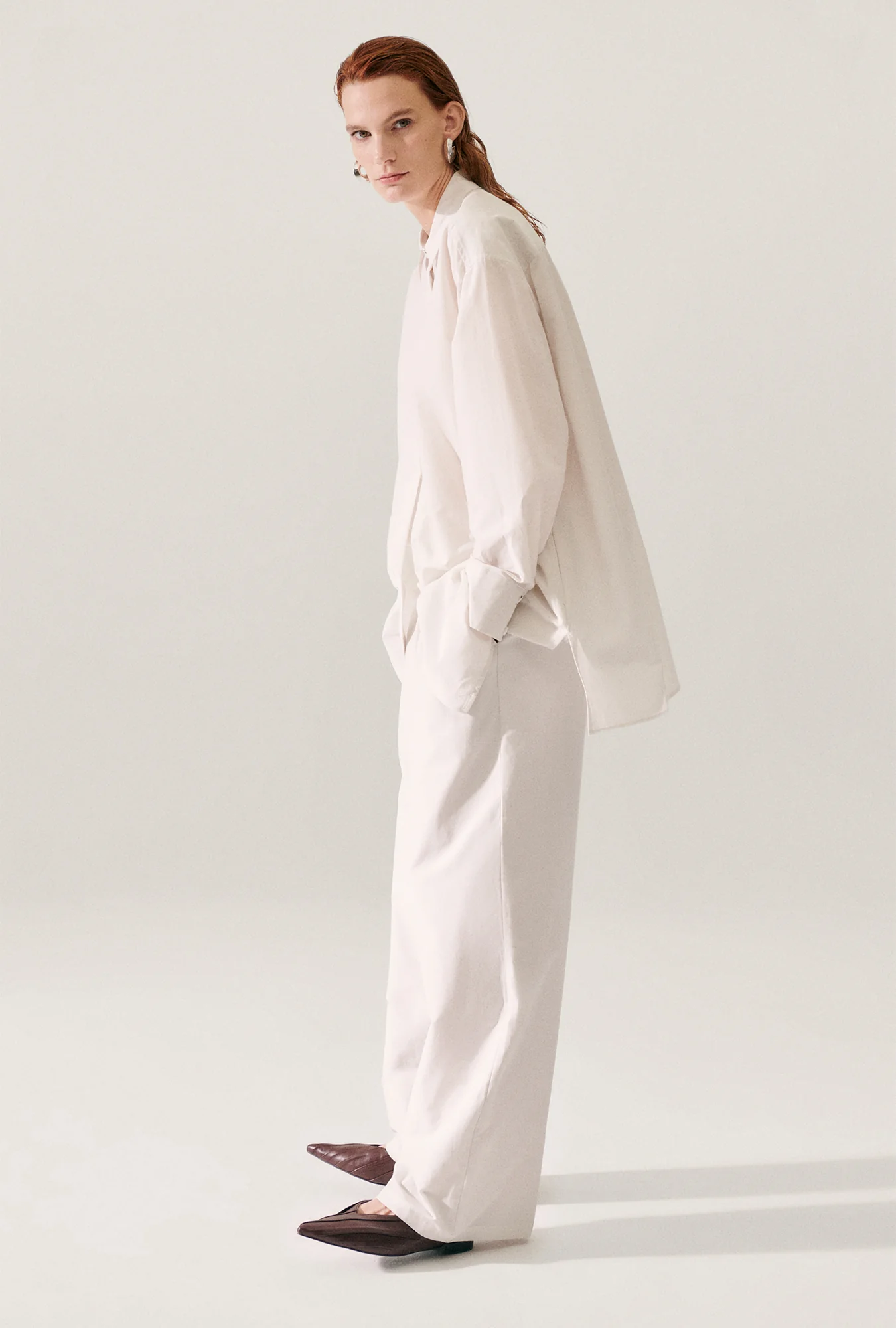 COTTON SILK MORNING SHIRT DUST - Image 5